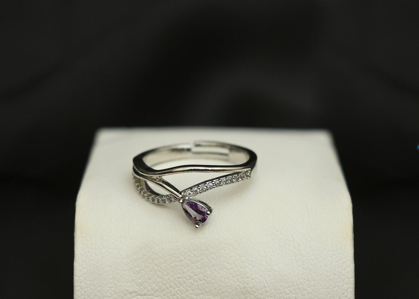 Rosé Solitaire Ring