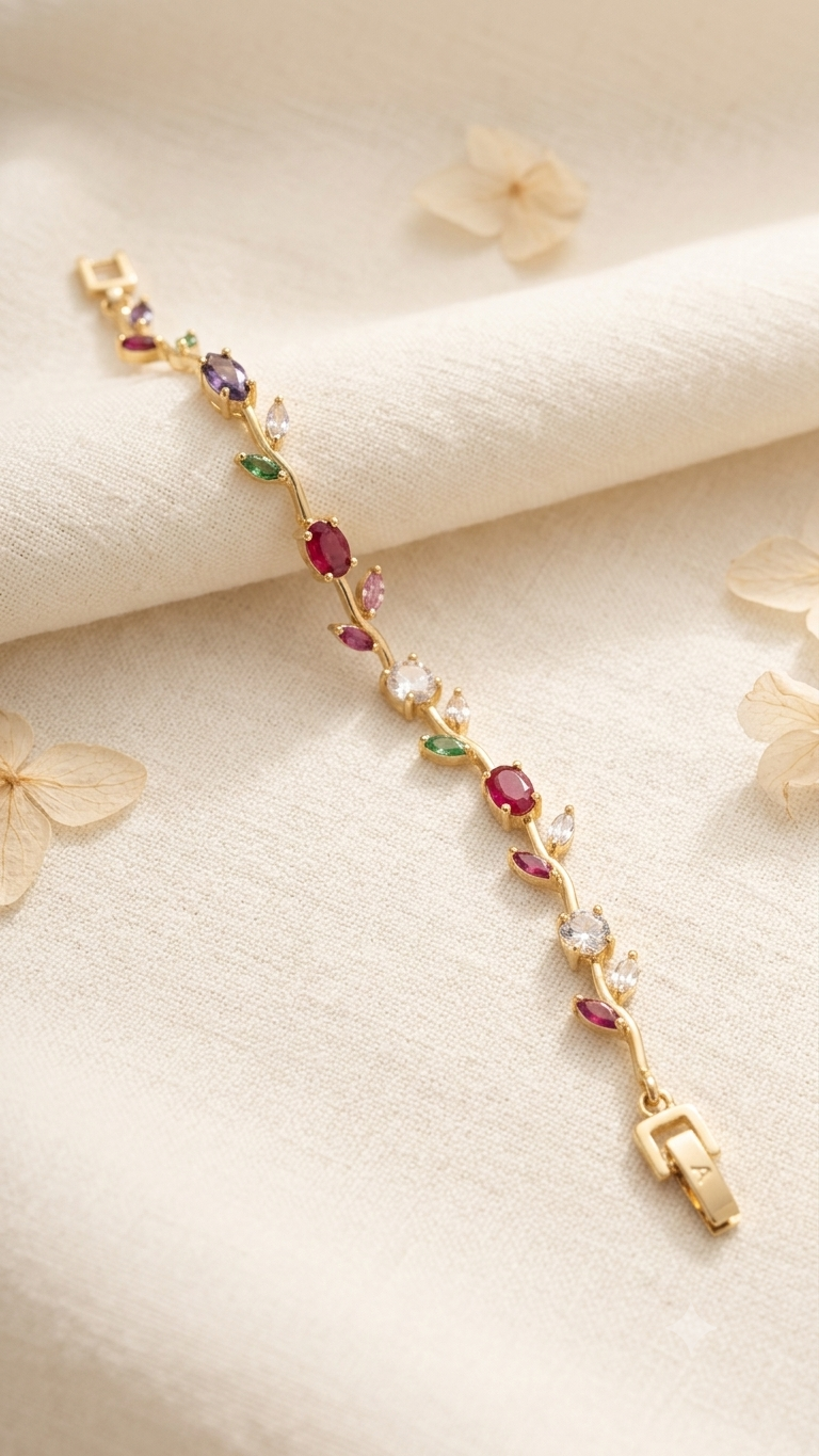 Multi-Color Tulip Bracelet