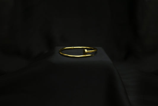 Minimalist Nail-Style Bangle