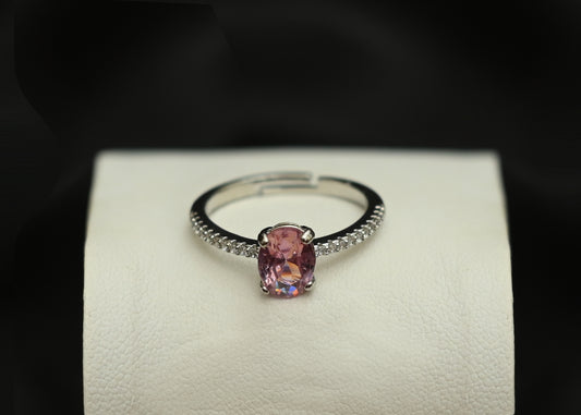 Lavender Halo Ring