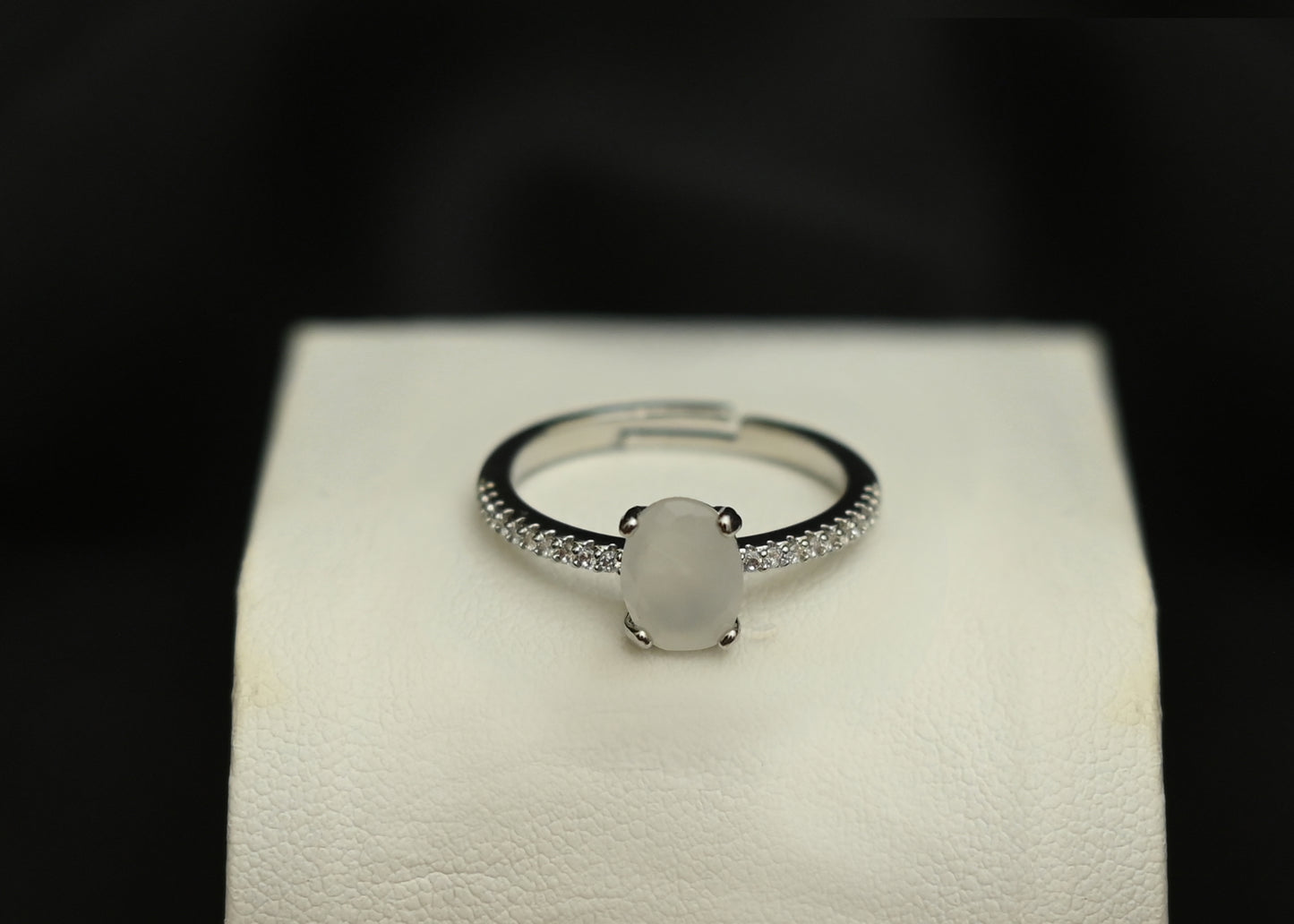 Lavender Halo Ring