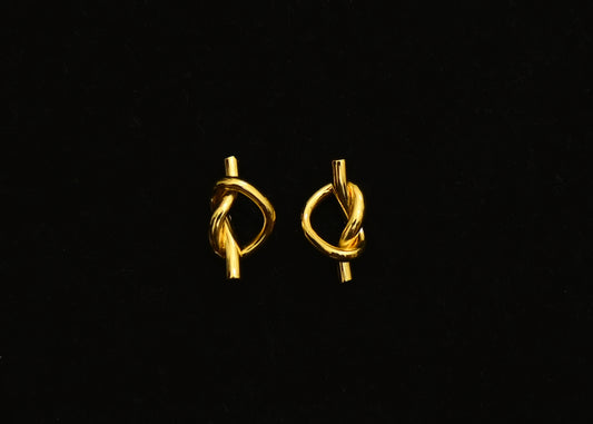Golden Twist Studs